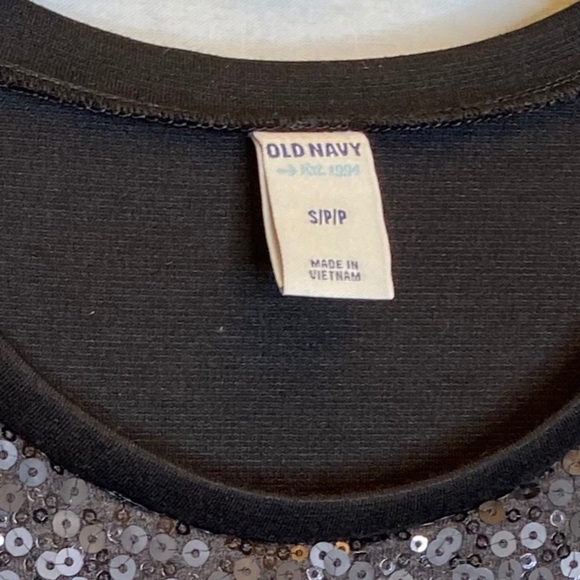 OLD NAVY Sequin Blackjack Little Black Dress Nice! - Picture 4 of 5